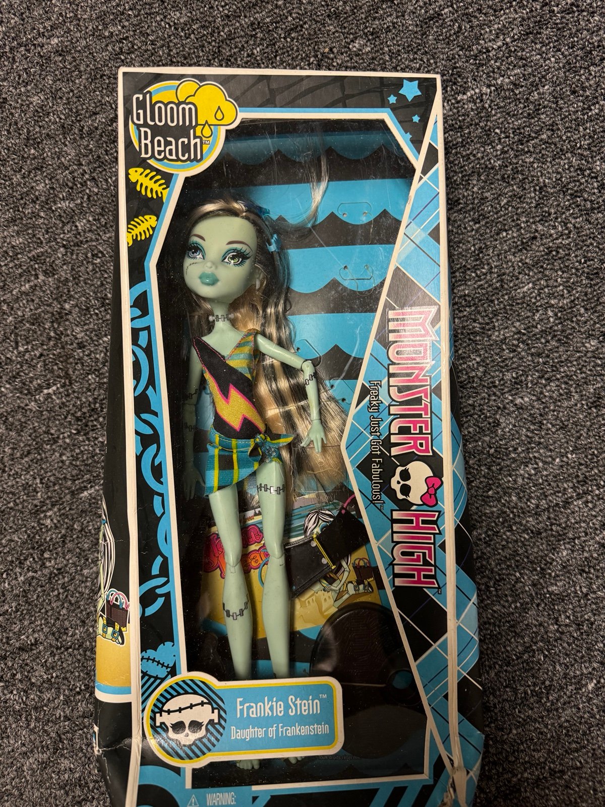 Mattel Monster High Gloom Beach Frankie Stein 10.5-Inch Doll