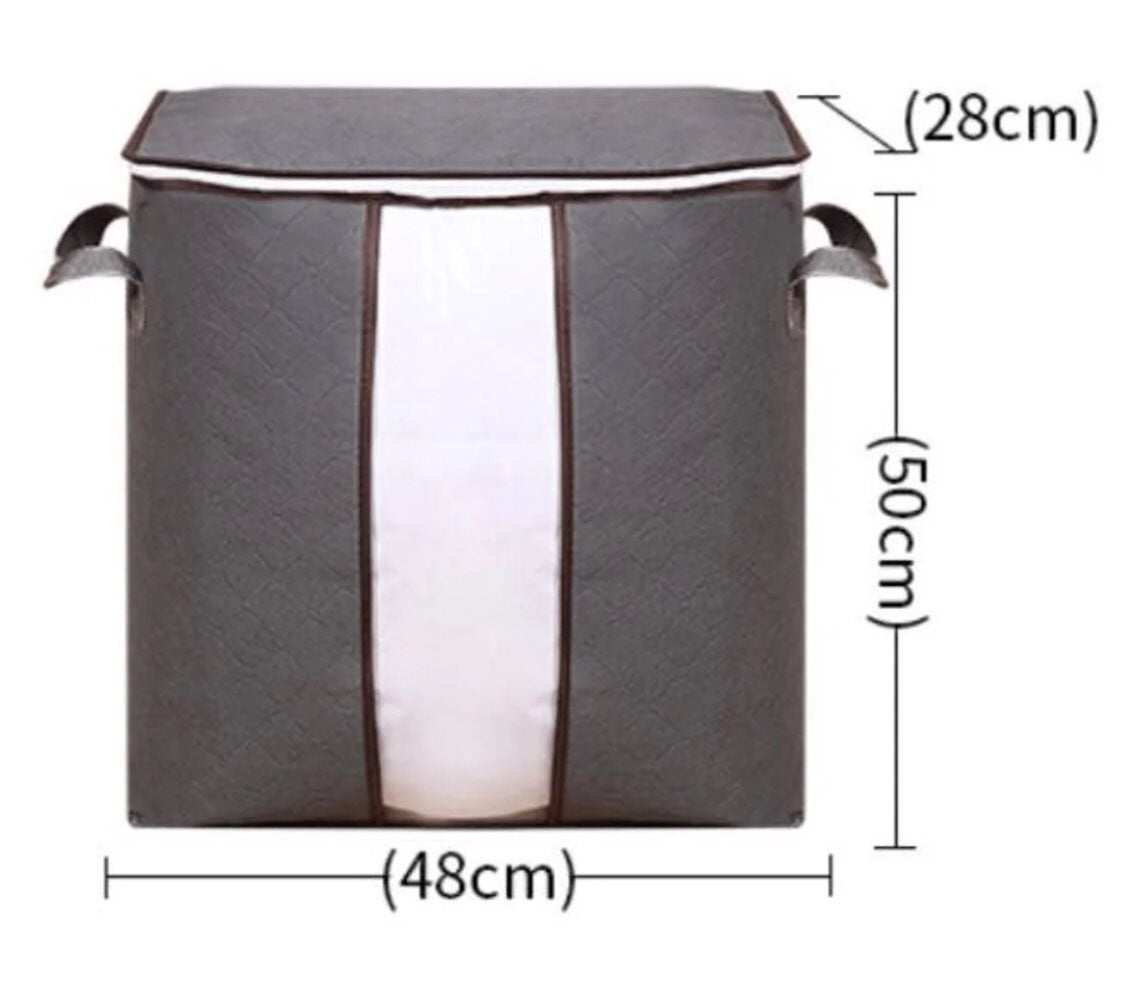 2 Pack Clothes Storage Bins Foldable Clo