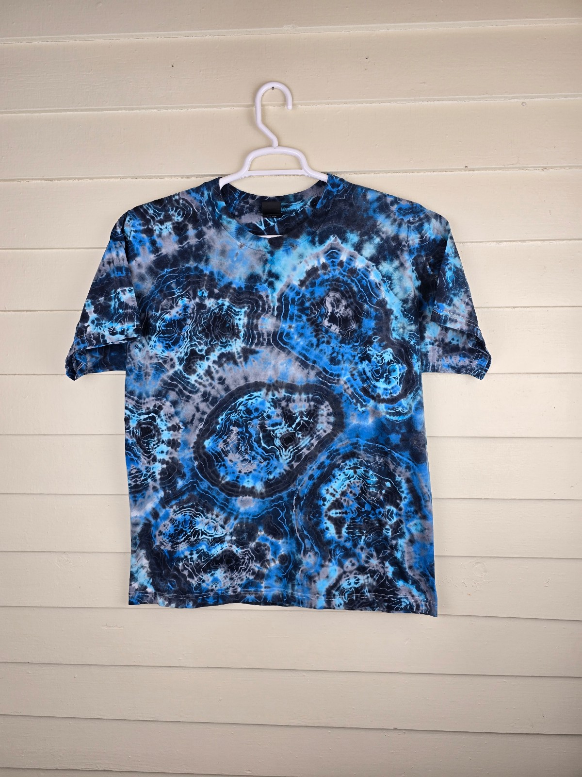 Large Tie Dye Shirt Handmade Geode