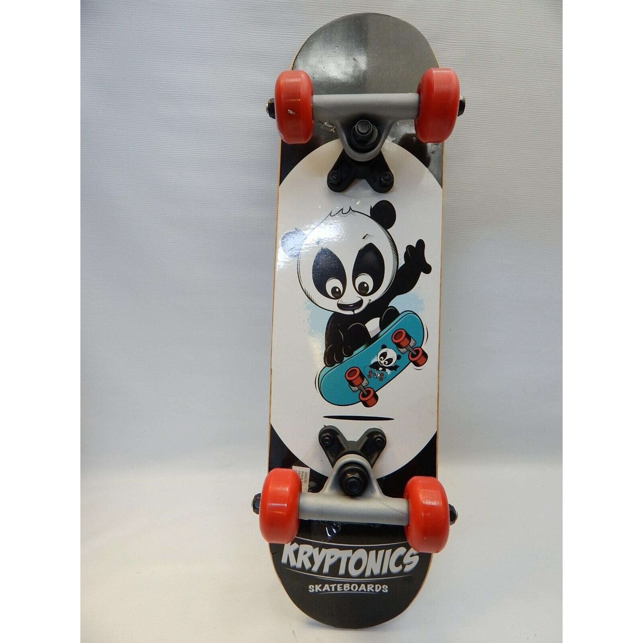 Kryptonics Skateboard Complete 22 Inches Panda Style 169230 Bravo Sports VHTF