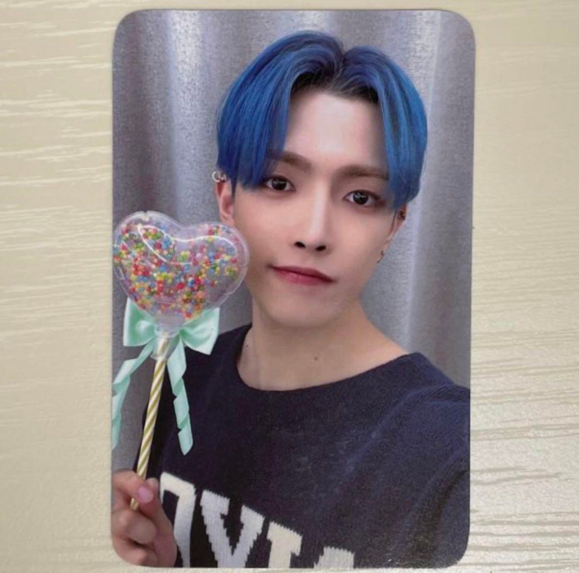 ATEEZ Outlaw Hongjoong everline lucky draw photocard 3