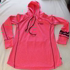 NWOT Sz.L Women's Pink Heather Ultimate Yoga Pullover Hoodie