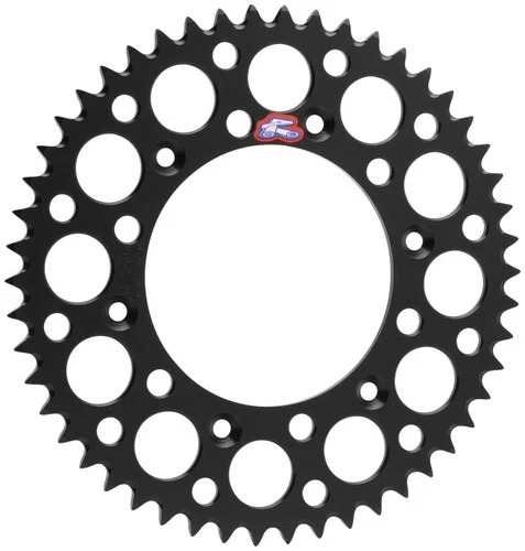 Renthal 123U-520-50GYBK Ultralight Rear Sprocket - Black - 50T 4148702