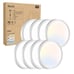 8PACK LED Flush Mount Ceiling Light Fixture, 3000K-4000K-6500K & 100W Equivalent