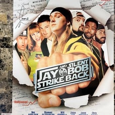 Kevin Smith Jason Mewes Signed Jay & Silent Bob Strike Back 27x40 Poster JSA COA