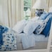 New Ralph Lauren Floral GEORGICA Maylen King Sham 20 x36 ~ Blue Flower 145 NIP