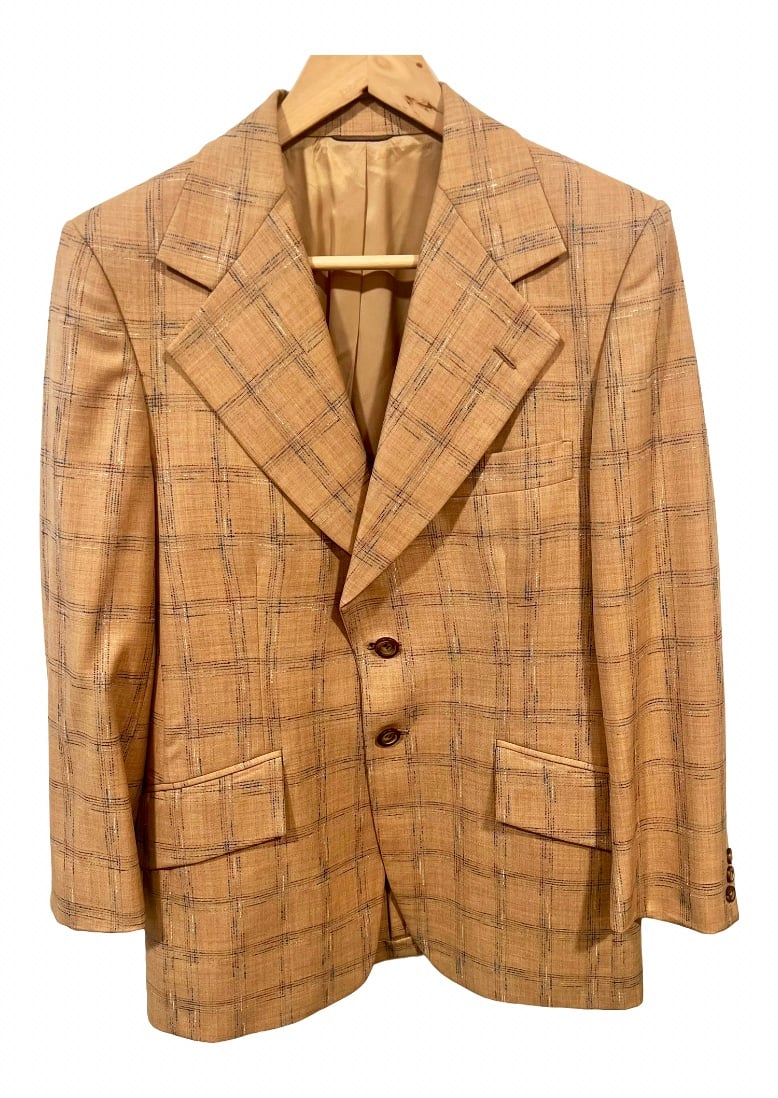 Vintage 70s Hammonton Park Clothes Blazer Virgin Wool 39R Medium