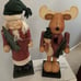 Hand crafted wooden figures