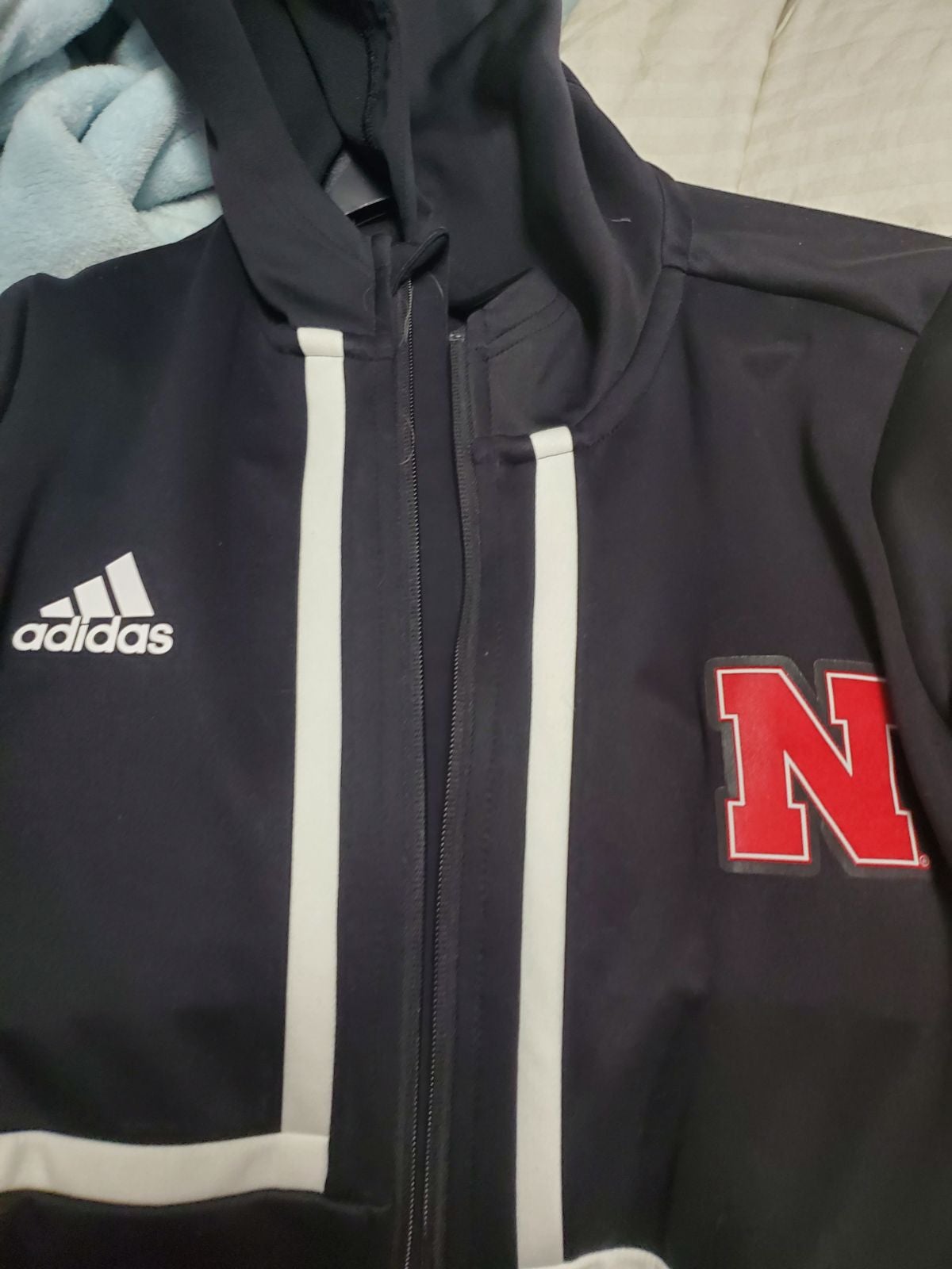 Womens Adidas nebraska corn husker running set
