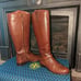 Tory Burch Derby Riding Boot Almond size 9M