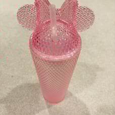 MINNIE 12 OUNCE LIGHT PINK TUMBLER