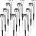 Solar Lights Outdoor Waterproof, 12 Pack Cold White