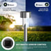Solar Lights Outdoor Waterproof, 12 Pack Cold White