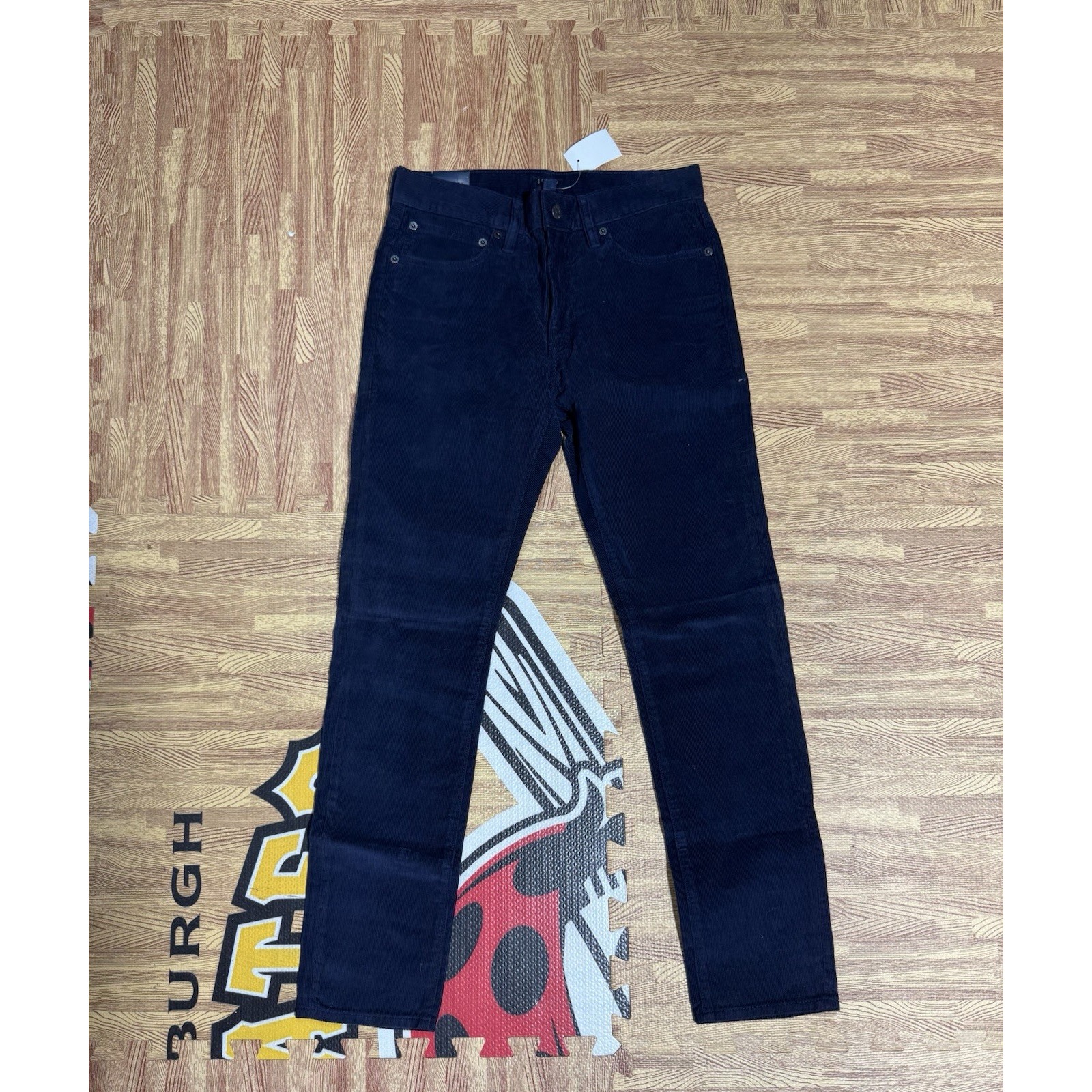 Misses J Crew Flex Navy Blue Corduroy Pants NWT 28/30