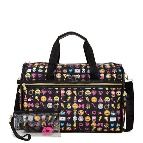 Betsey Johnson Emoji Crossbody Travel Bag NEW