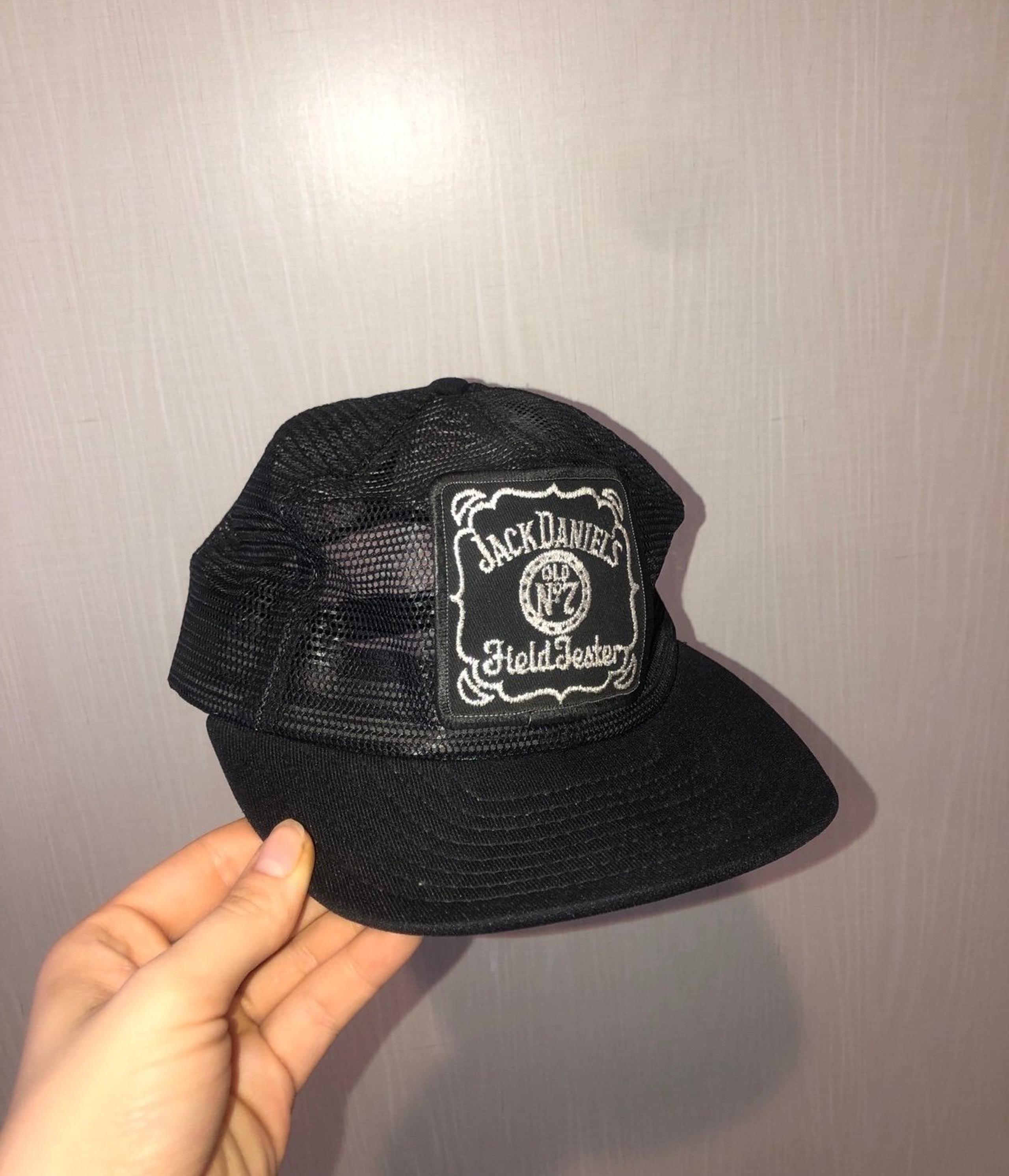 Men’s Jack Daniels Hat || Adjustable One Size Black Cap