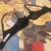 Mesh Underwire Black Bra (size:32A)