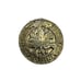 Rare Antique 7 Matching Medieval Knights Templar Picture Metal Silvertone Button