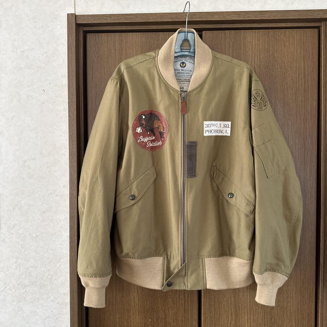 Buffalo Soldier Embroidered Military Jacket 38