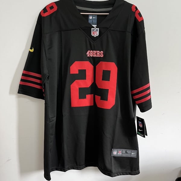 Men's San Francisco 49ers Black Player Jersey