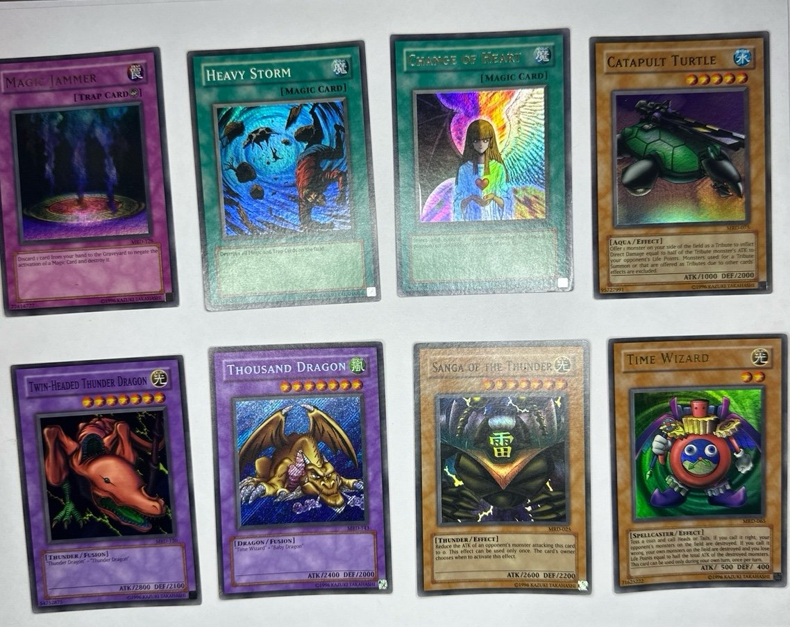 Yugioh MRD LOB lot- photos for viewing