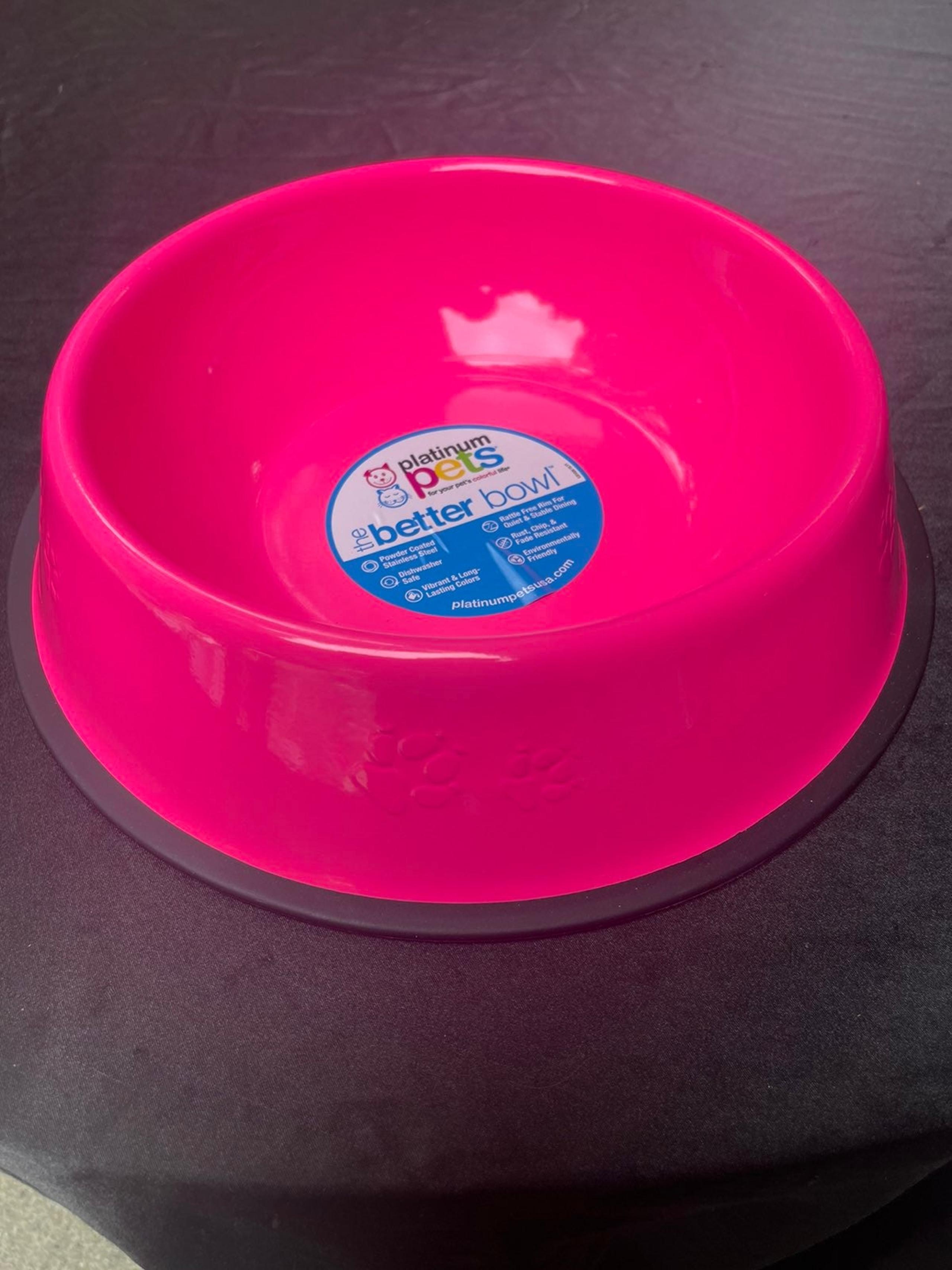 *Brand New* XL HOT PINK Pet Bowl