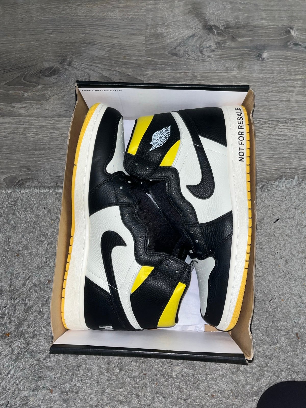 Jordan 1 Retro High Not For Resale Maize
