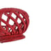 Espana Red Bread Basket Bowl Lattice Weaved Ceramic Espana Lifestyle Hot N Cold