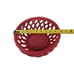 Espana Red Bread Basket Bowl Lattice Weaved Ceramic Espana Lifestyle Hot N Cold