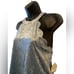 Altar’d State powder Blue Crushed Velvet Halter Top w/ Scalloped Edge Medium NWT