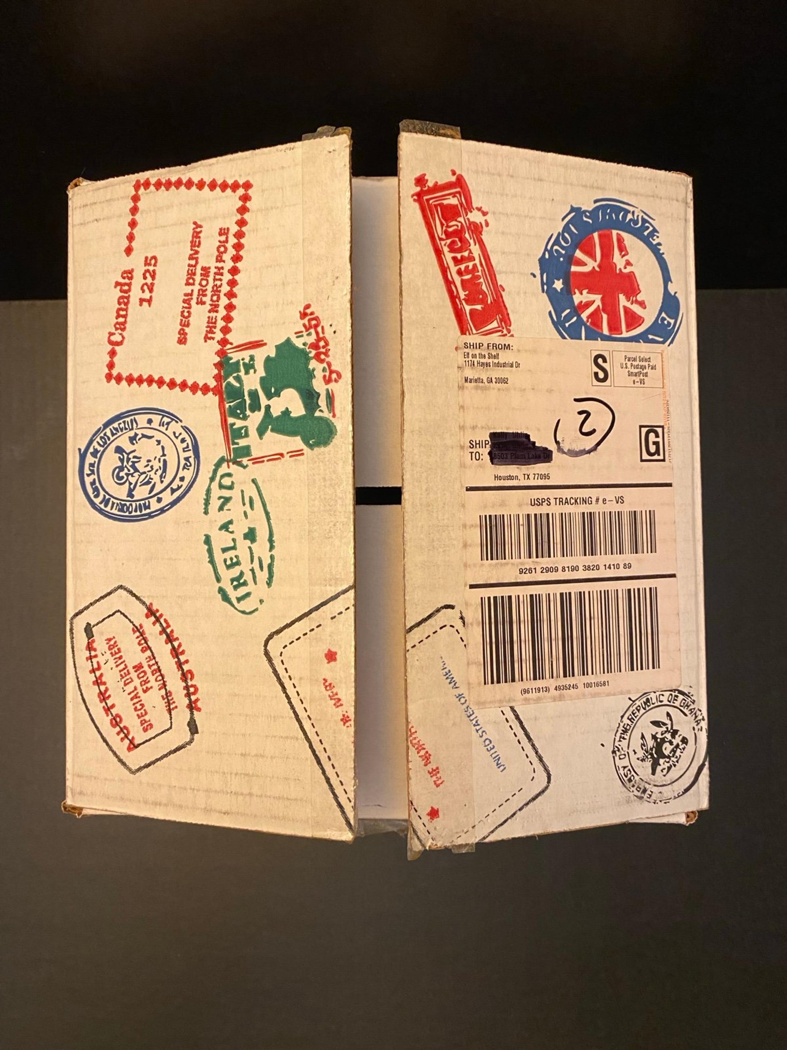 Elf On The Shelf Shipping Box