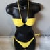 Triangl astro string Yellow Terry cloth set