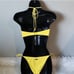 Triangl astro string Yellow Terry cloth set