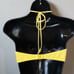 Triangl astro string Yellow Terry cloth set
