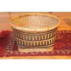 BIG WICKER PLANTER Basket,wicker planter pot,boho decor bedroom,boho plant pot
