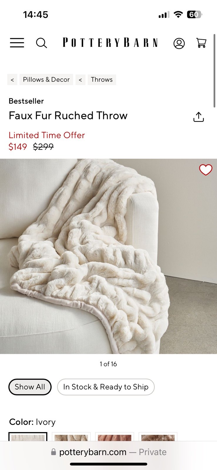 Oversized Faux Fur Blanket