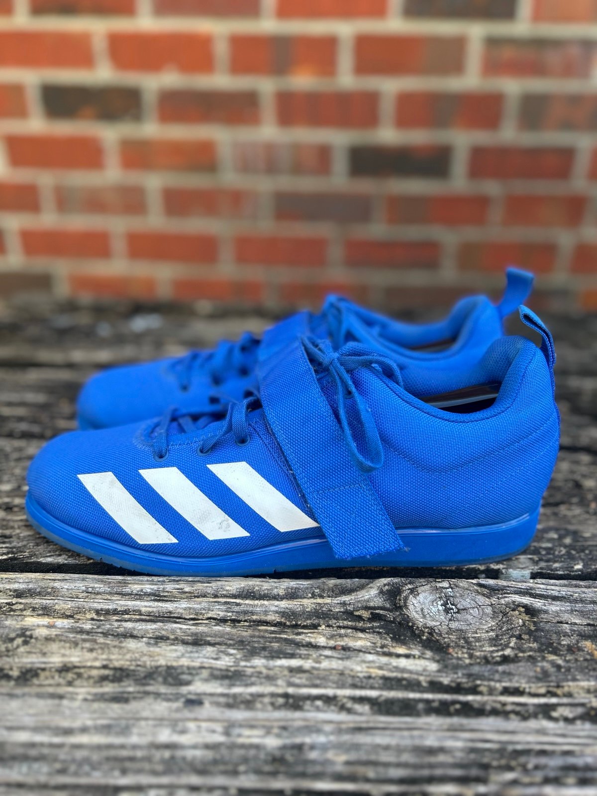 Adidas Mens Powerlift 4 Size 12 Royal Blue Powerlifting Weightlifting Shoes