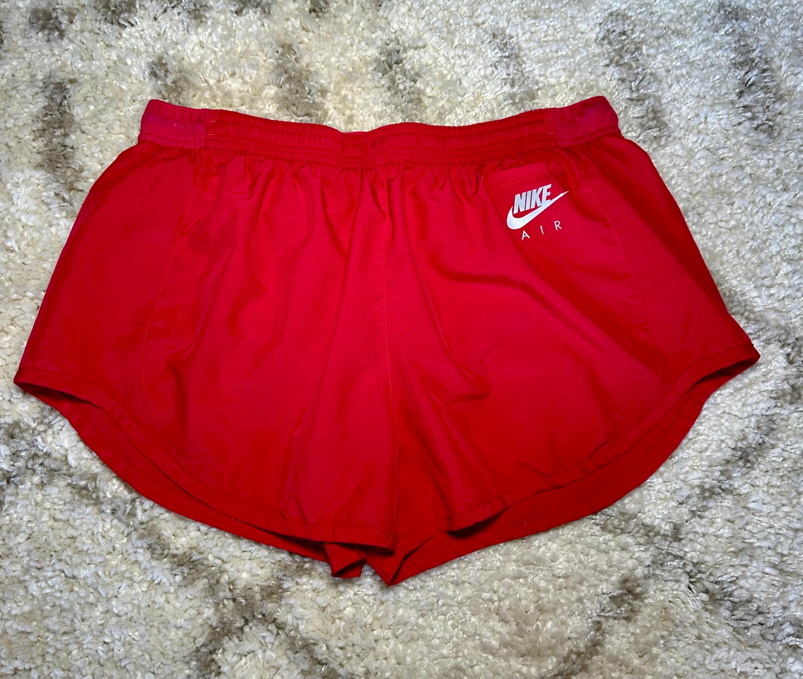 Nike Air Running Dri-Fit Shorts Brief Lined Pink Training Athletic Women Sz L
