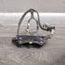 Campagnolo C-Record Platform Pedals W/ C Record Toe Clips & Campagnolo Leather