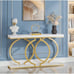 Console Table, 55 Inch Entryway Table Narrow Long Sofa Table