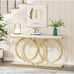 Console Table, 55 Inch Entryway Table Narrow Long Sofa Table