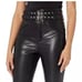 Blanknyc Lexington Pants Woman 27 Punk Goth Faux Leather Double Buckle Matrix