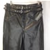 Blanknyc Lexington Pants Woman 27 Punk Goth Faux Leather Double Buckle Matrix