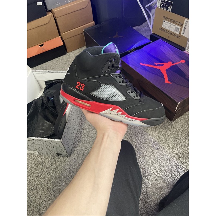 Jordan 5 Retro Top 3 Black 2020 Size 8.5