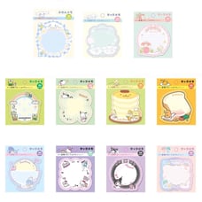 SANRIO Characters Kawaii Sticky Notes Memo Pad Bundle 11 PCS