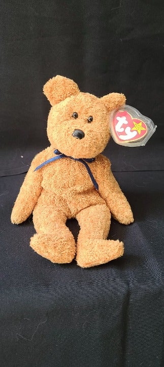 Ty Fuzz Brown Bear Beanie Baby