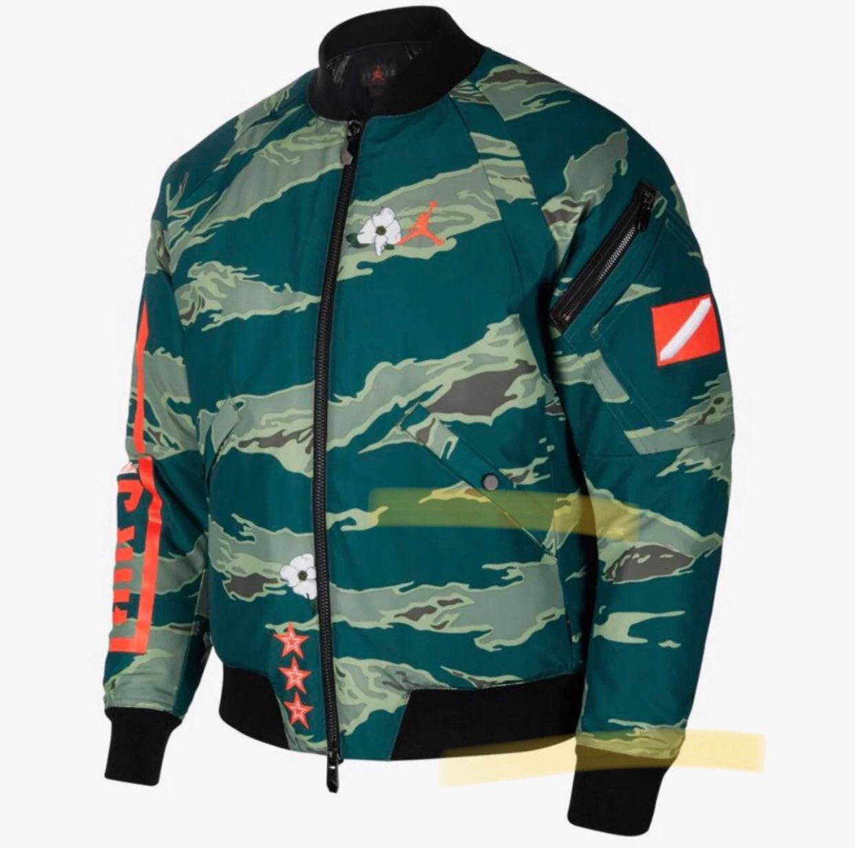 Nike Air Jordan City of Flight Bomber Jacket; Sz: L
