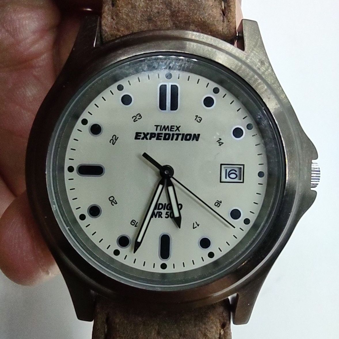 Timex Expedition Indiglo Date Vintage Watch