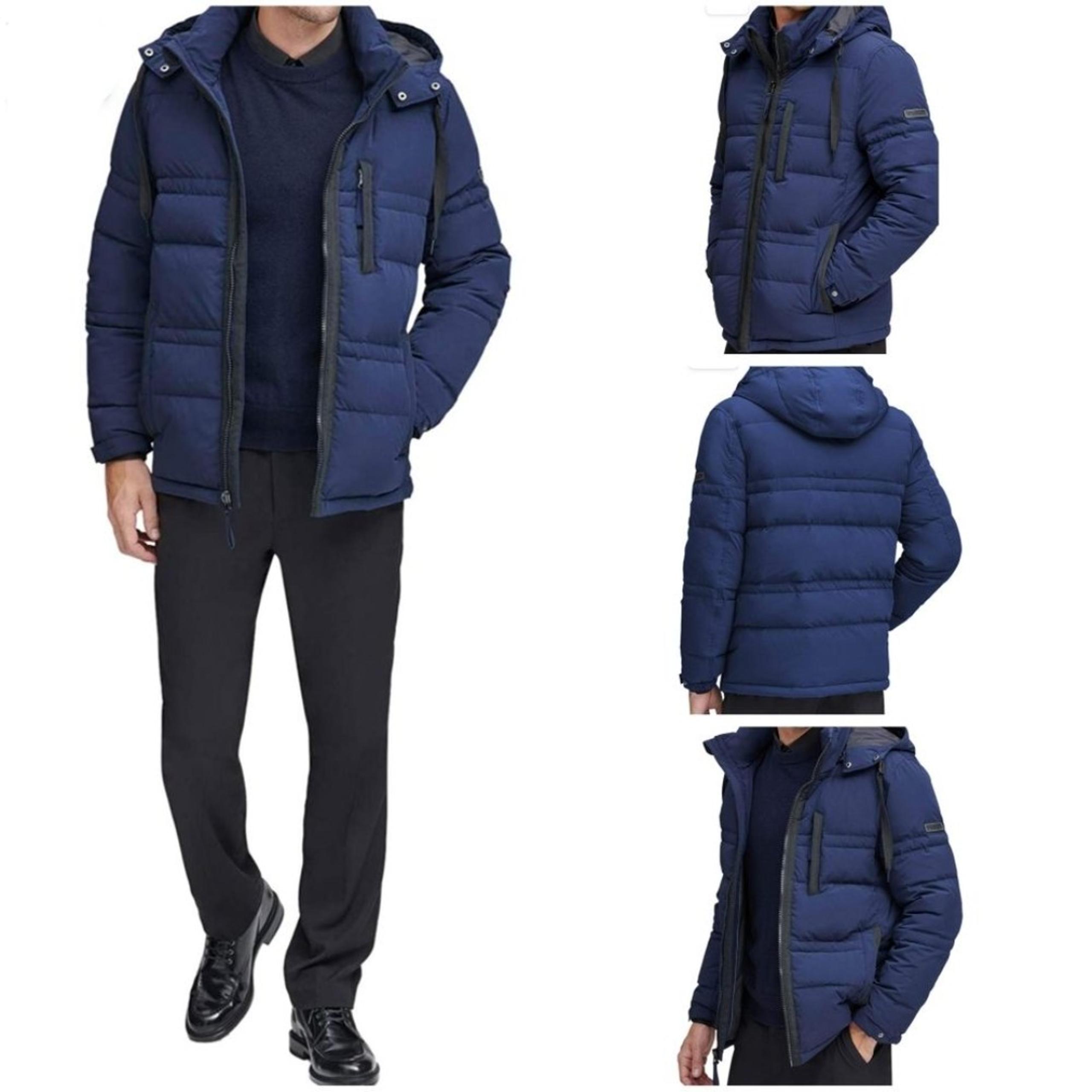 Men's Huxley Mid Length Hooded Jacket - Marc New York