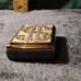 ZIPPO DOLLAR EMBLEM SWAROVSKI CRYSTALS HIGH POLISH CHROME